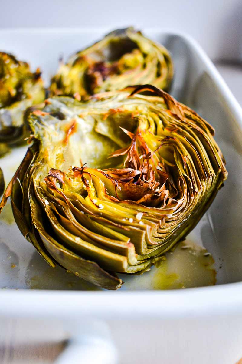 Easy Artichokes with Mustard Vinaigrette