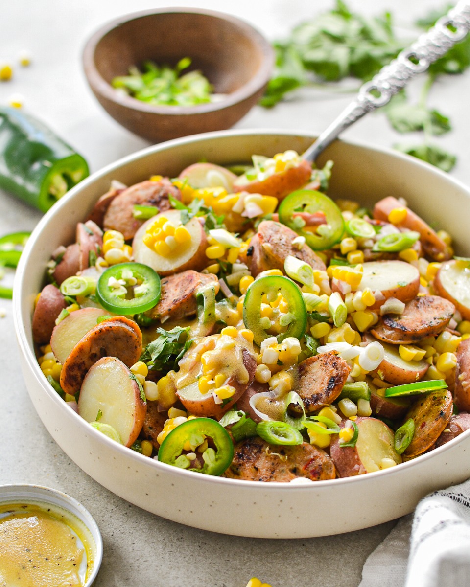 Spicy Corn Chowder Salad