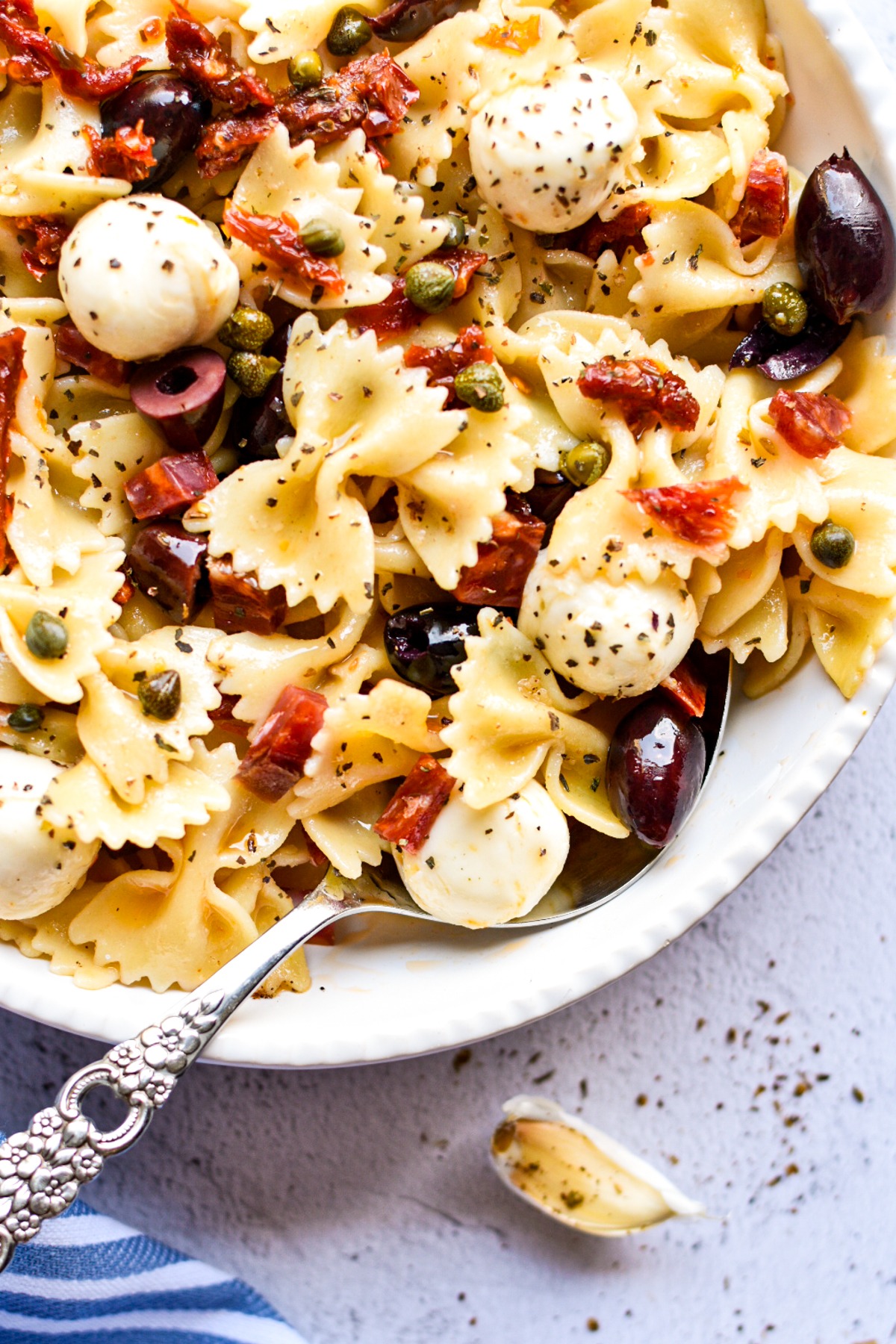 Farfalle Italian Pasta Salad UncomplicatedChef